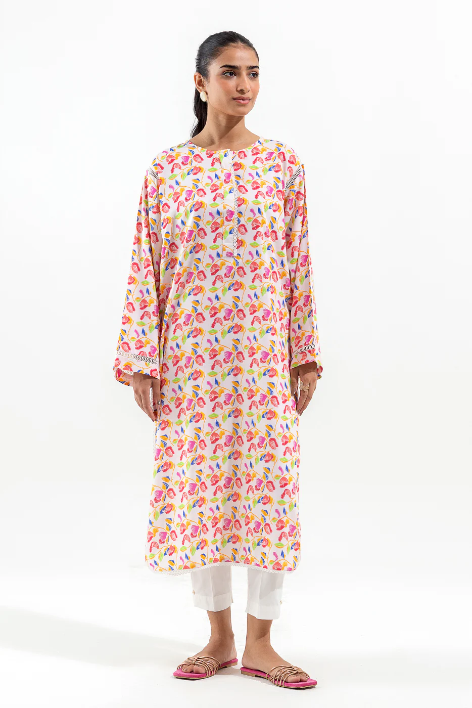 PRINTED VISCOSE SHIRT (PRET) - Image 2