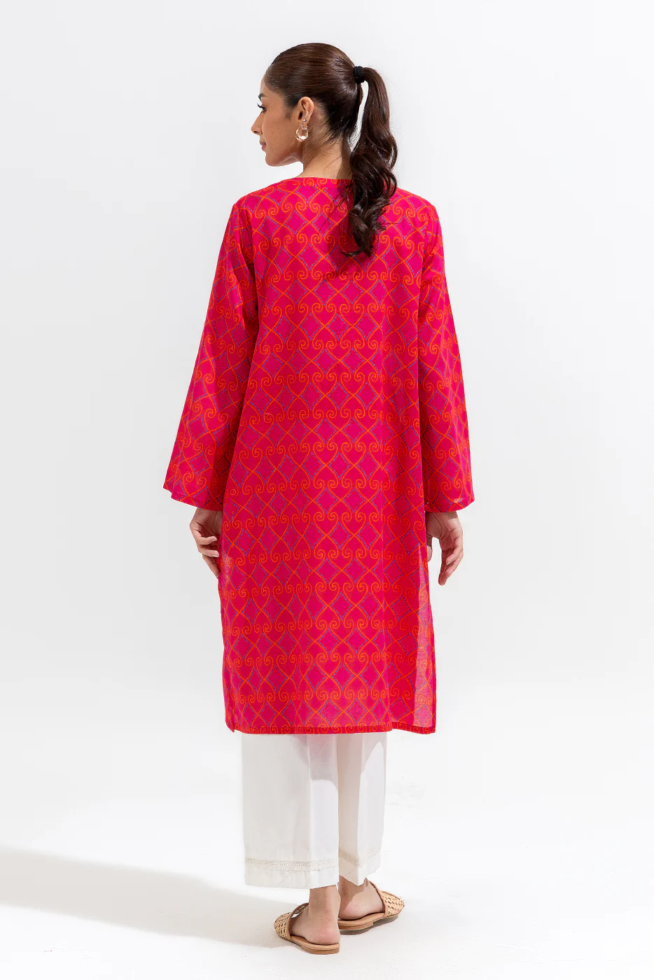 PRINTED LAWN SHIRT (PRET) - Image 3