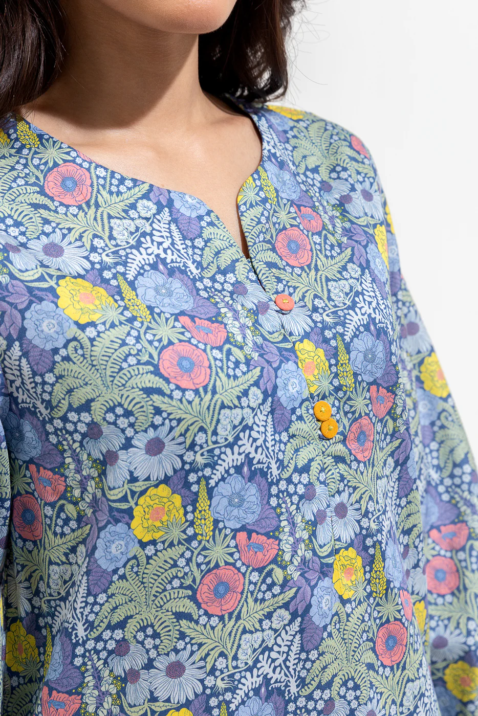 2 PIECE PRINTED PREMIUM LAWN SUIT (PRET) - Image 4
