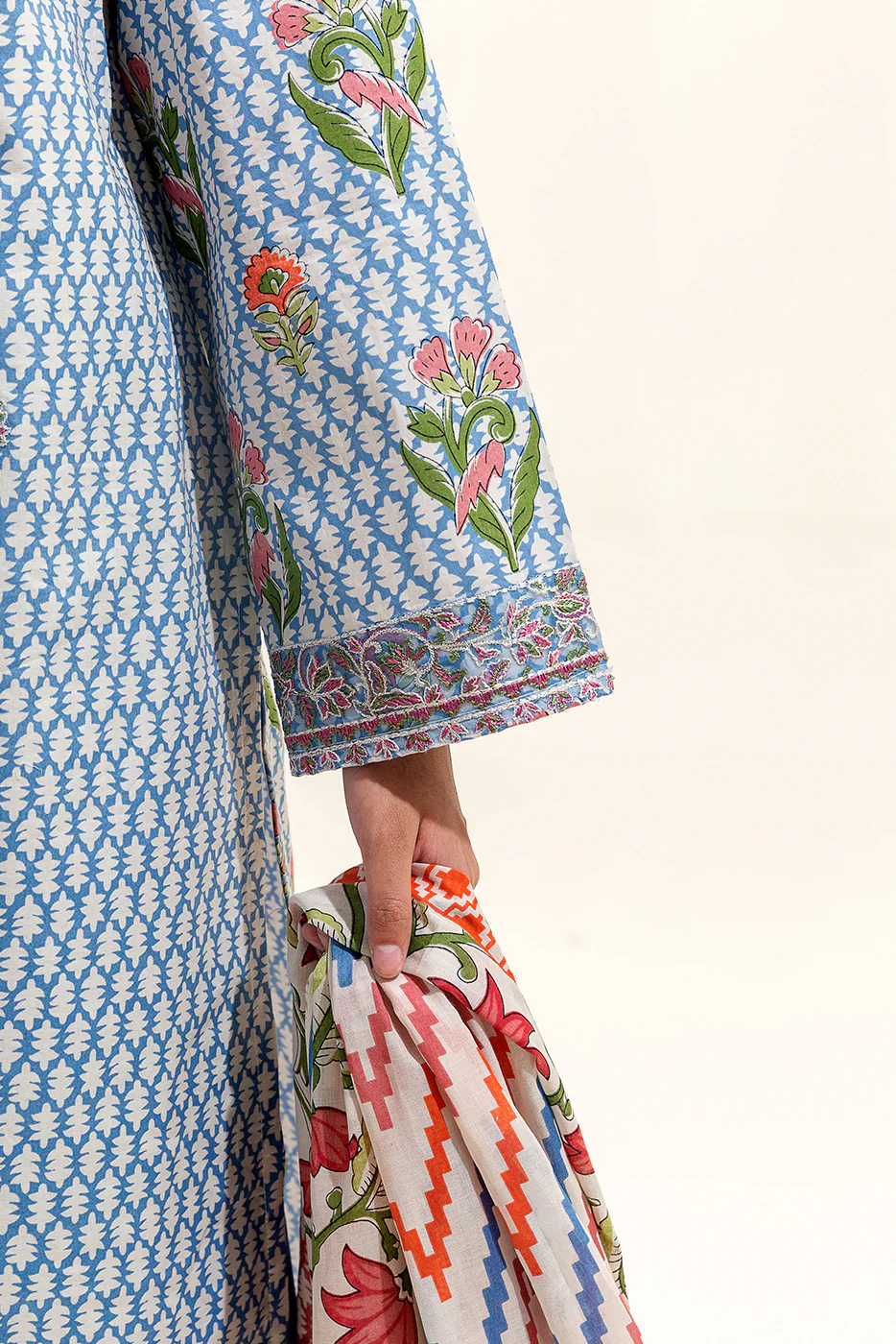 3 PIECE EMBROIDERED LAWN SUIT-EAST VERVE (UNSTITCHED) - Image 6