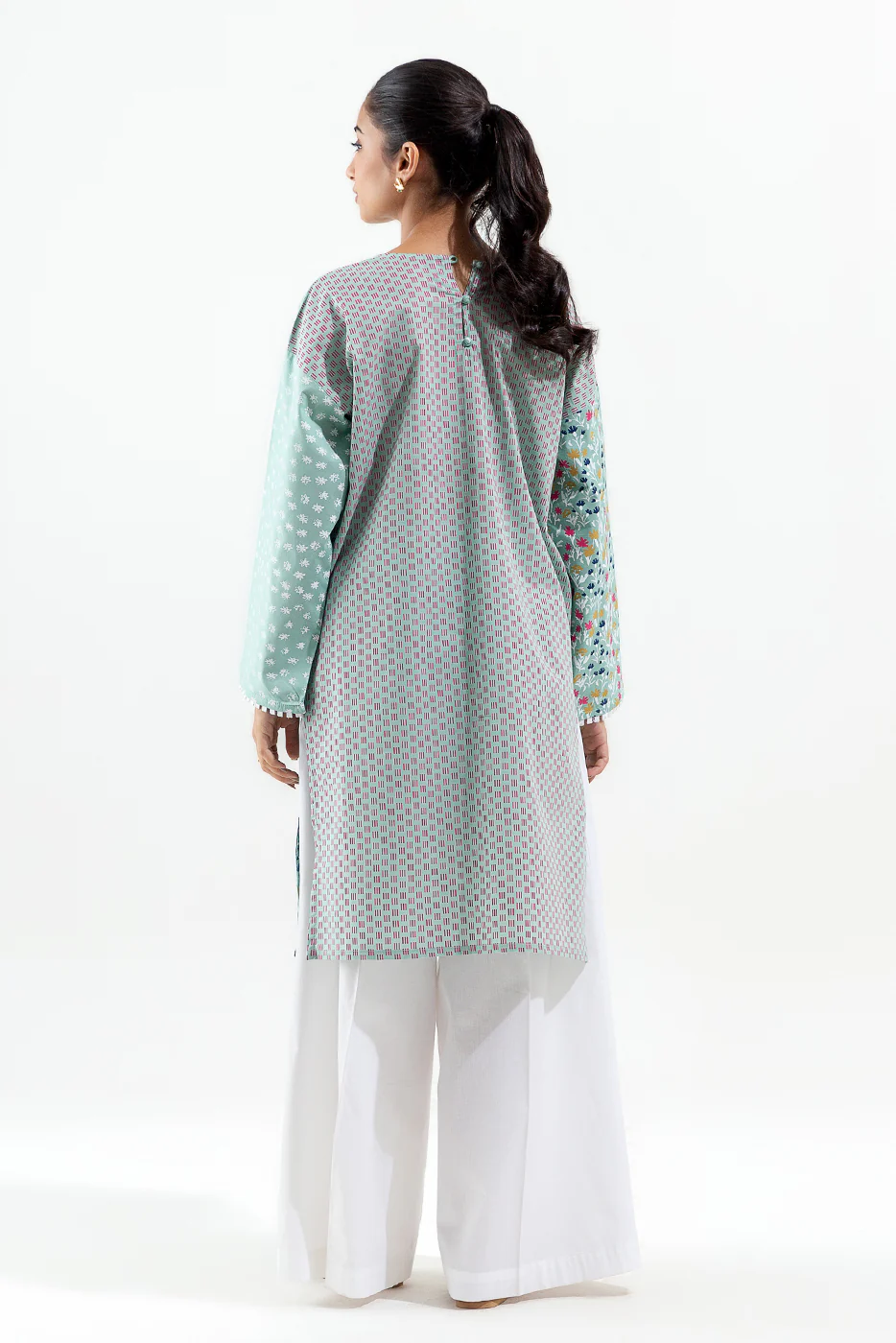 PRINTED LAWN SHIRT (PRET) - Image 3