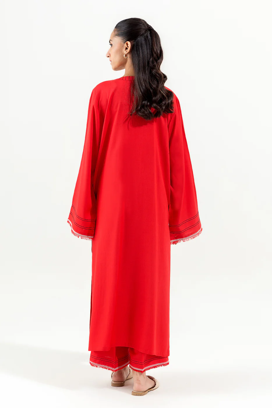 2 PIECE BASIC VISCOSE SUIT (PRET) - Image 4