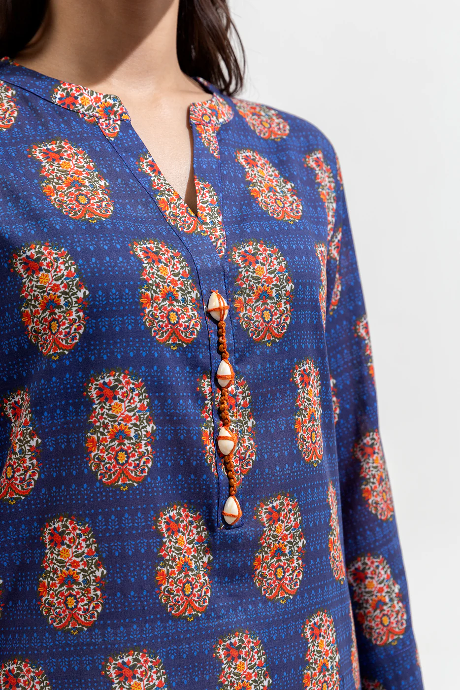 PRINTED LAWN SHIRT (PRET) - Image 4