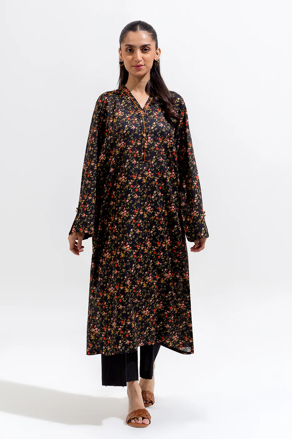 PRINTED LAWN SHIRT (PRET) - Image 2