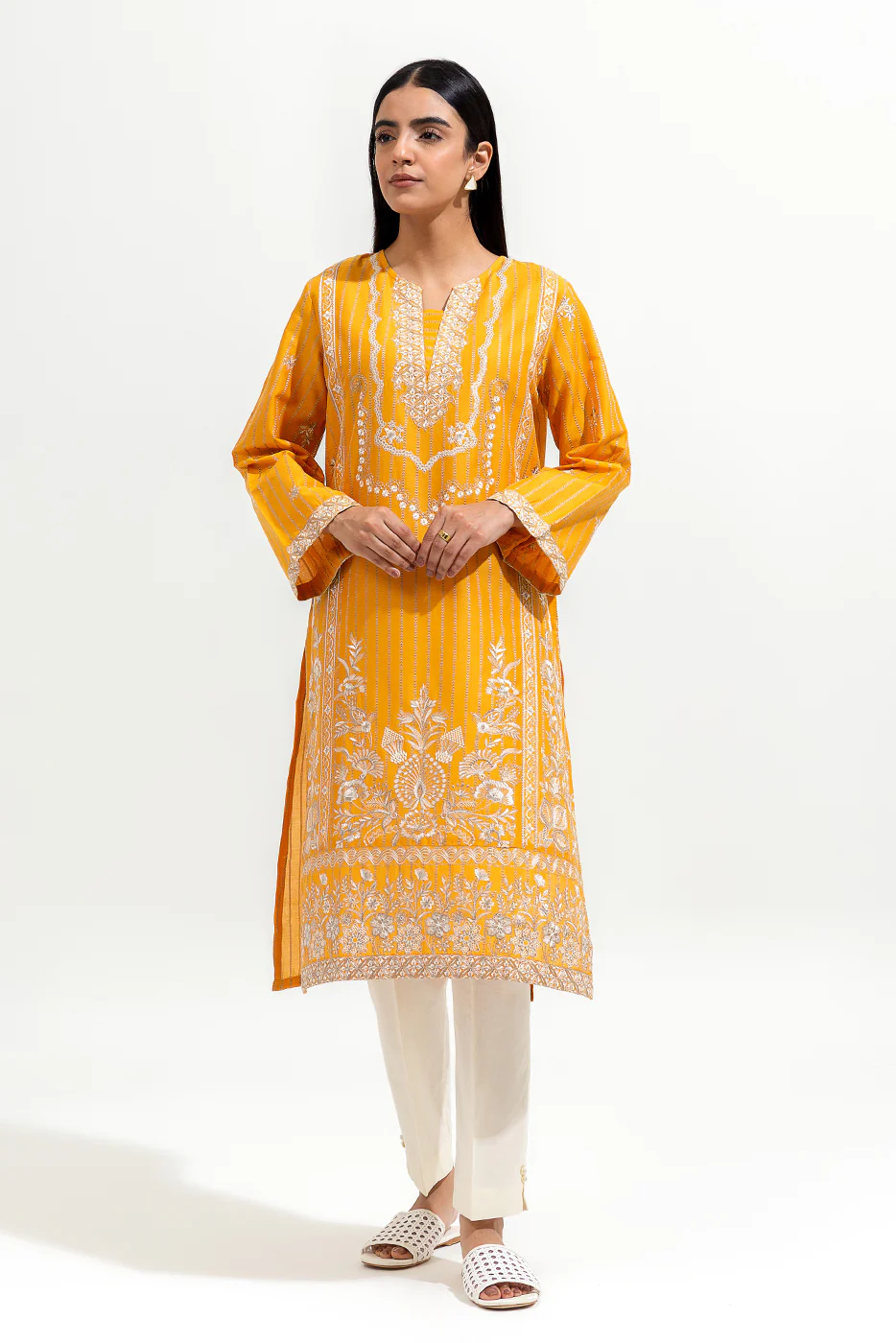 EMBROIDERED JACQUARD SHIRT (LUXURY-PRET) - Image 2