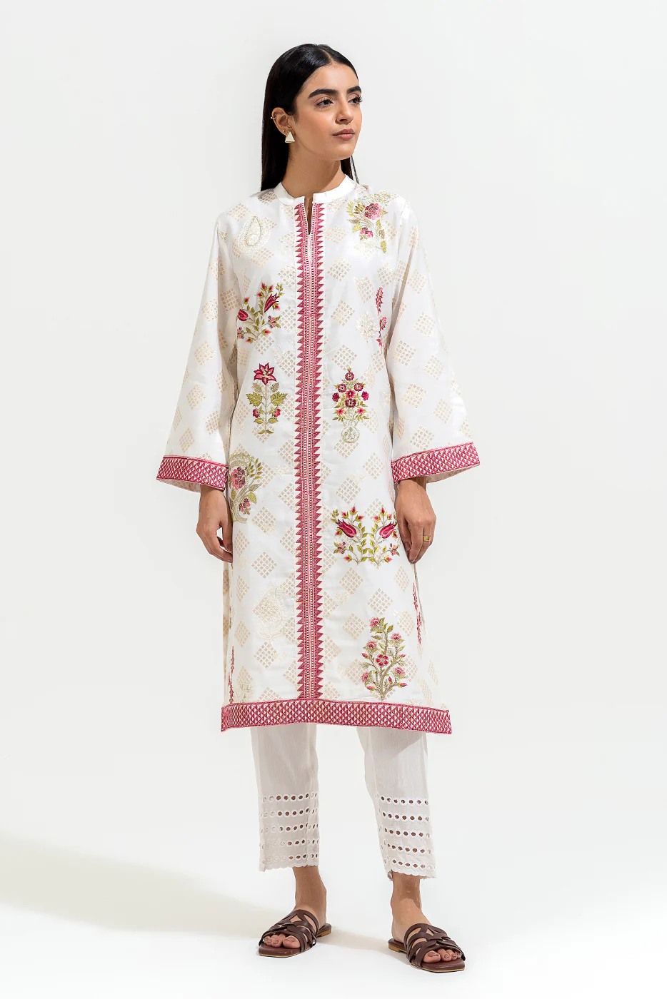 EMBROIDERED JACQUARD SHIRT (LUXURY-PRET) - Image 2