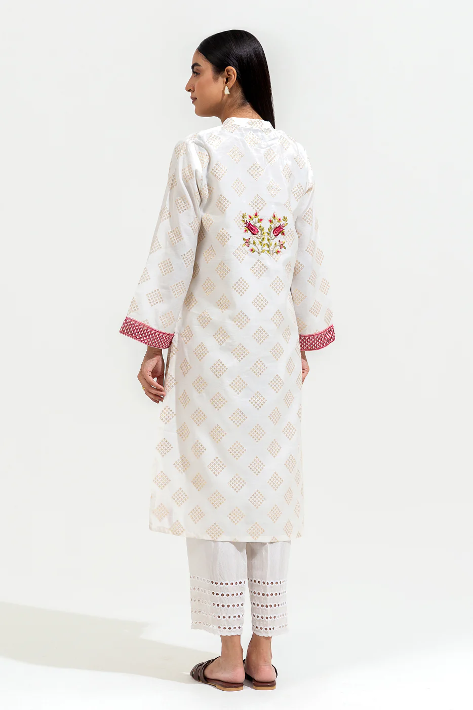 EMBROIDERED JACQUARD SHIRT (LUXURY-PRET) - Image 3