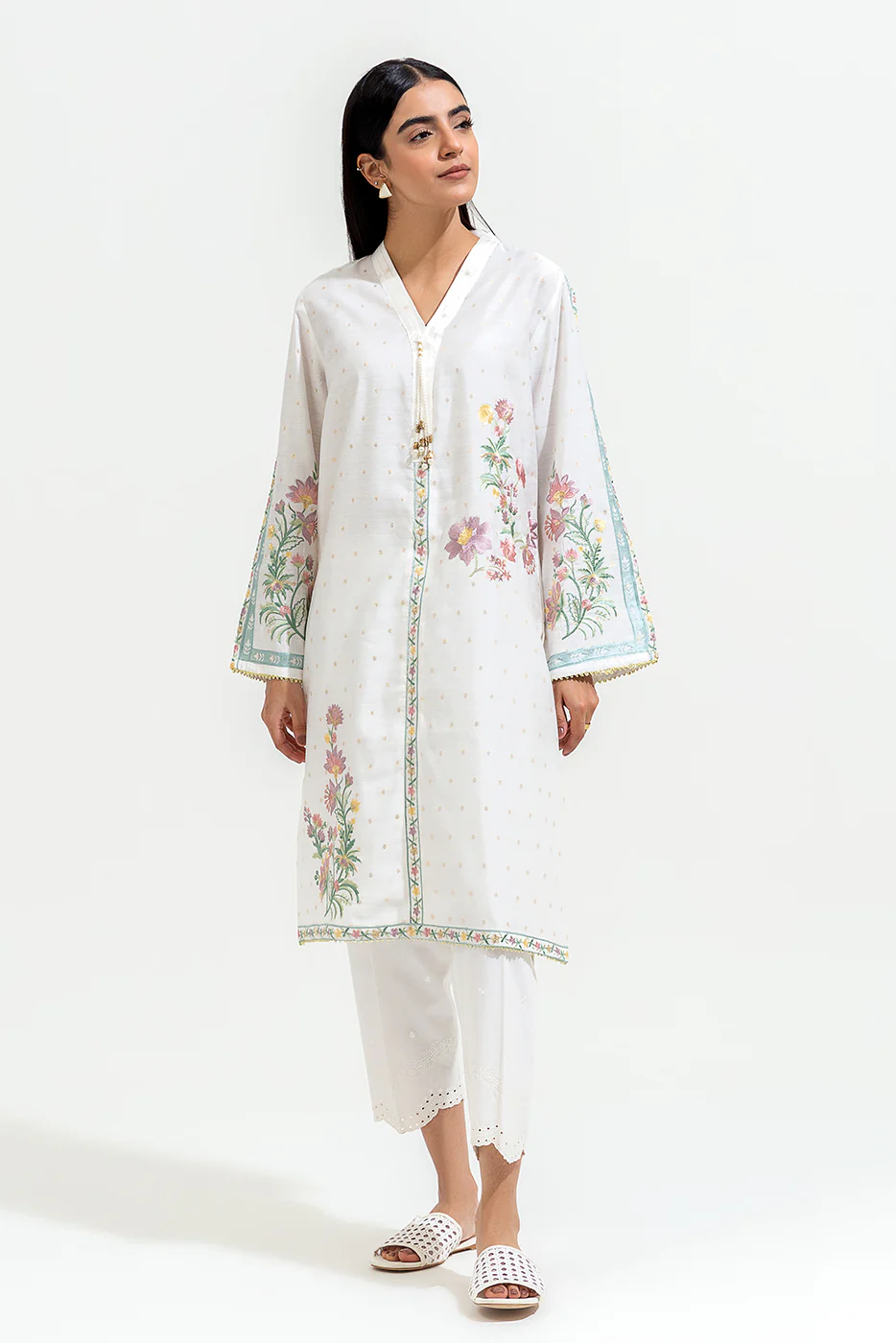 EMBROIDERED JACQUARD SHIRT (LUXURY-PRET) - Image 2