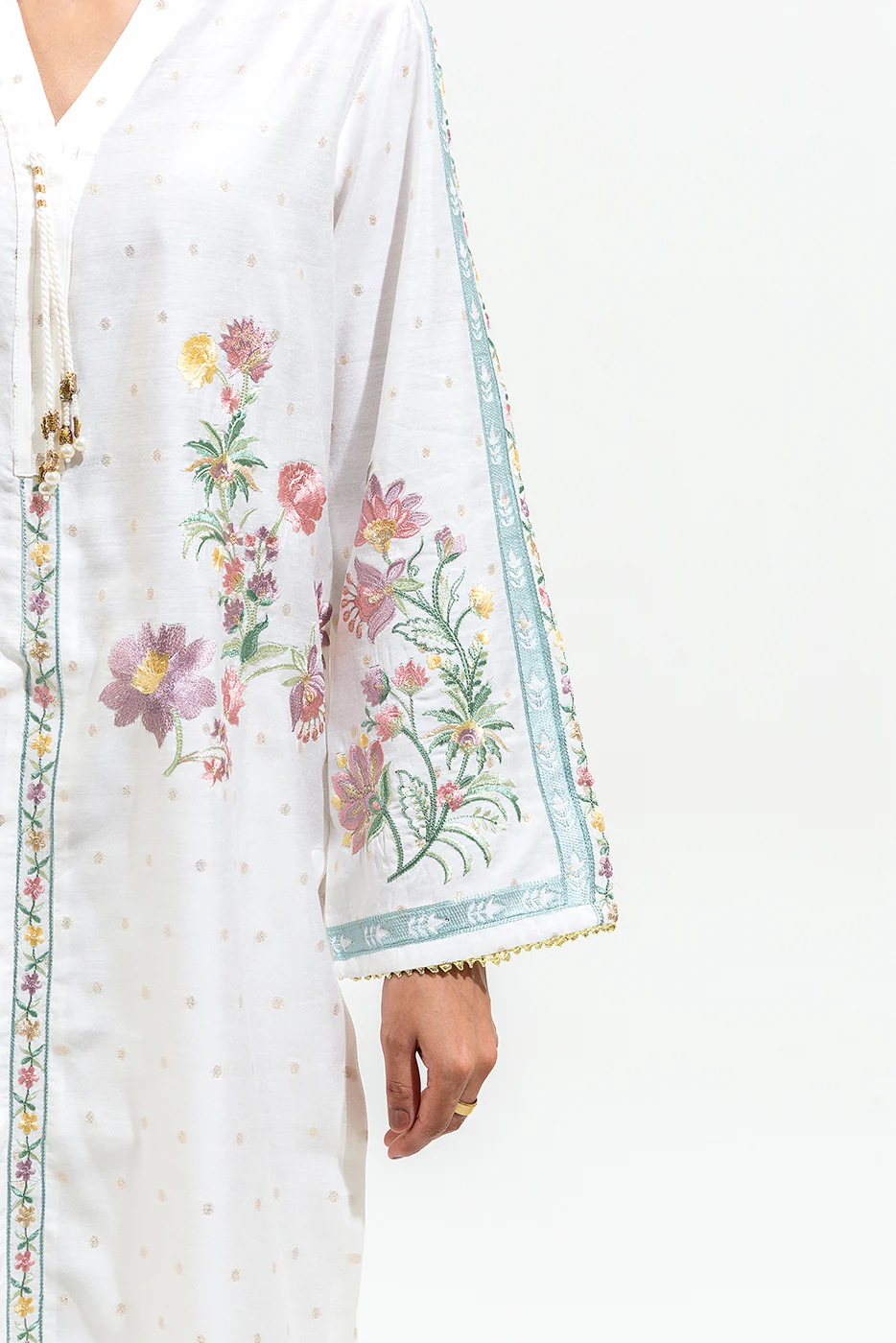 EMBROIDERED JACQUARD SHIRT (LUXURY-PRET) - Image 5