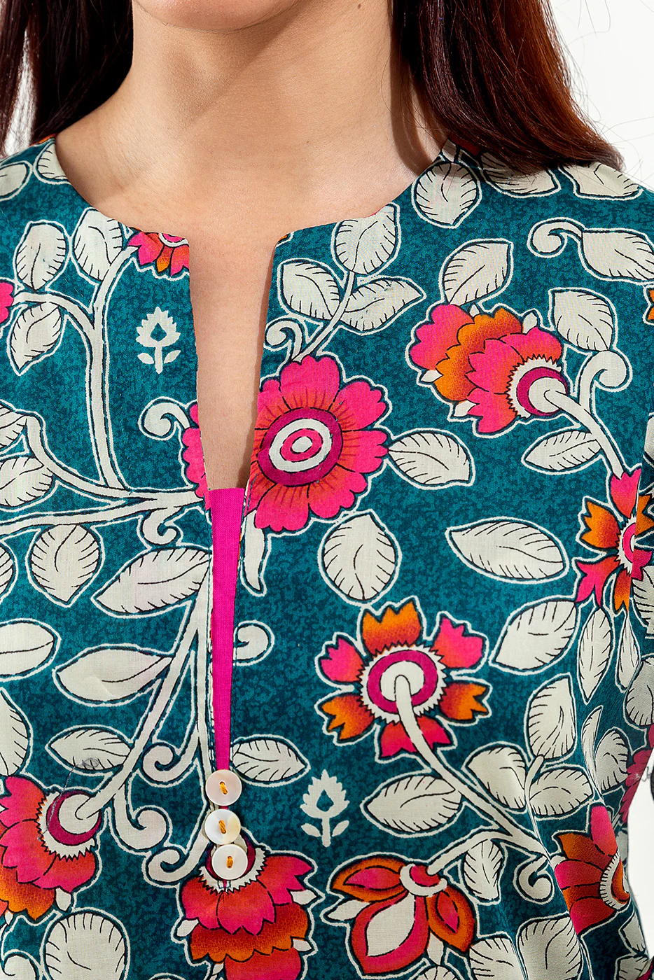 2 PIECE PRINTED LAWN SUIT (PRET) - Image 4