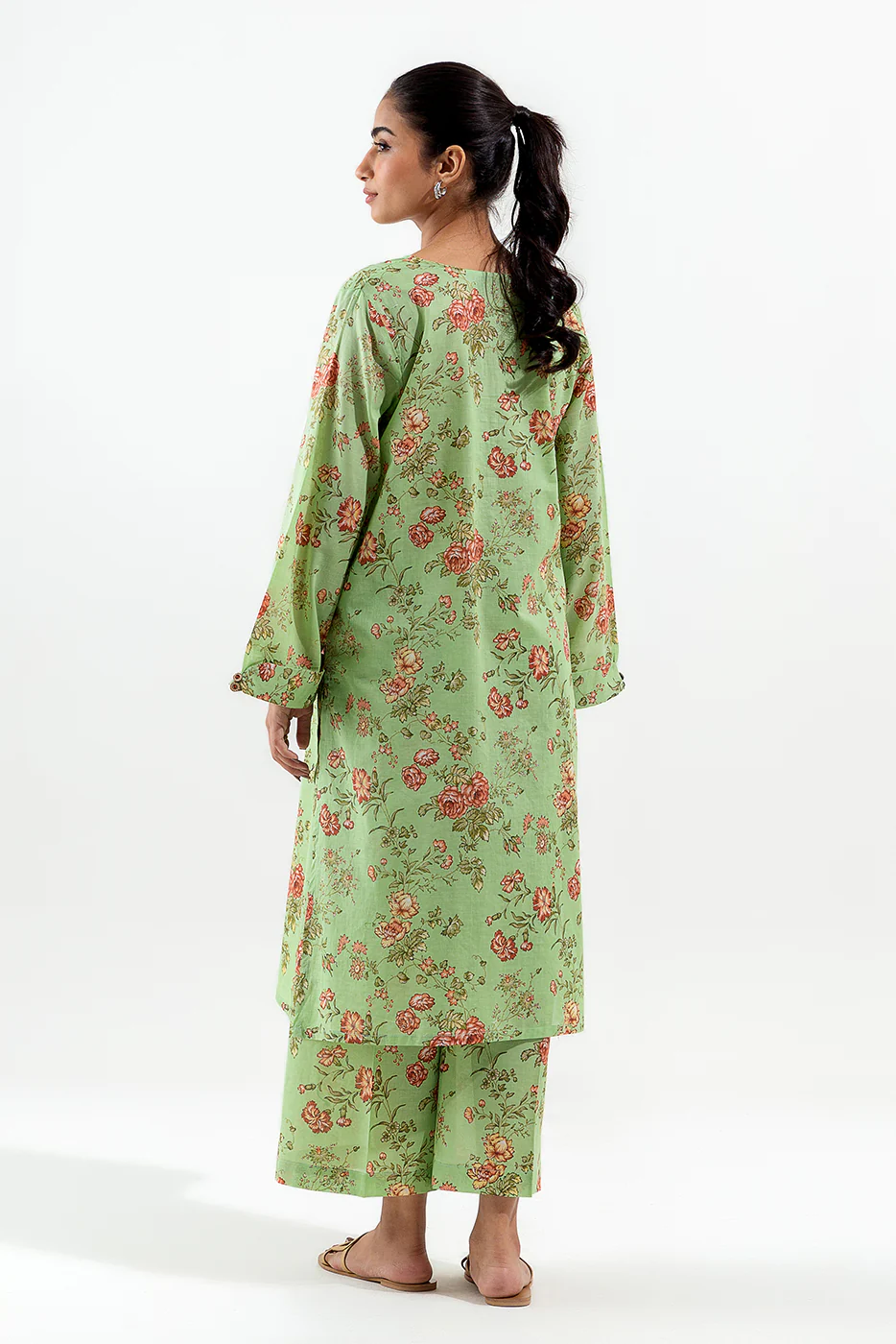 2 PIECE PRINTED LAWN SUIT (PRET) - Image 3