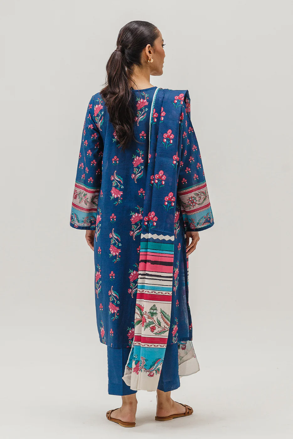 3 PIECE PRINTED SUIT (PRET) - Image 3
