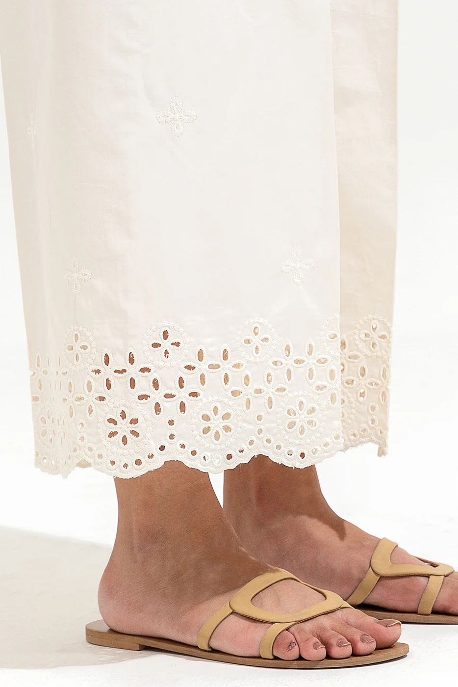 EMBROIDERED CULOTTE PANTS - Image 2