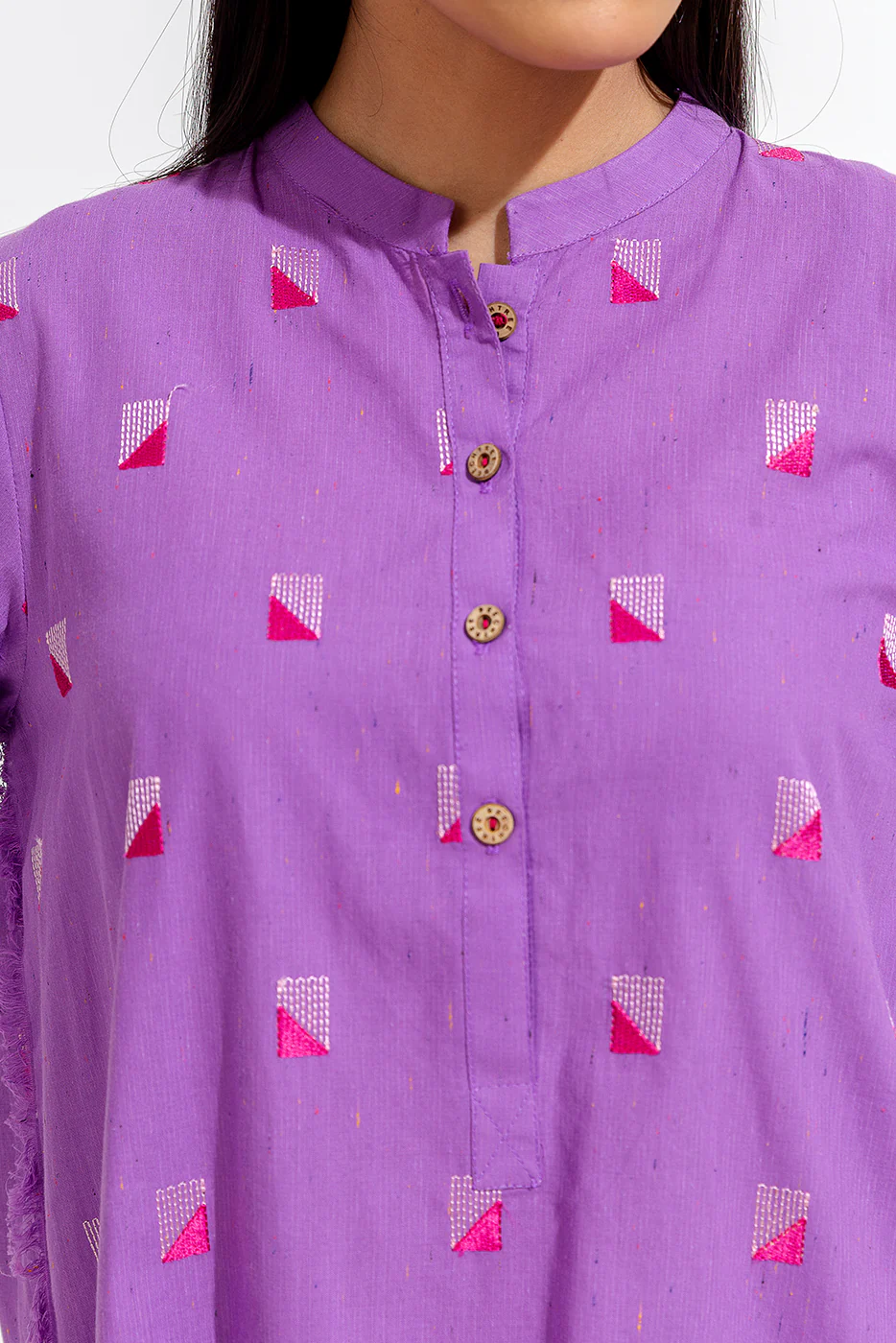 2 PIECE EMBROIDERED MULTI NAPS SUIT (PRET) - Image 4