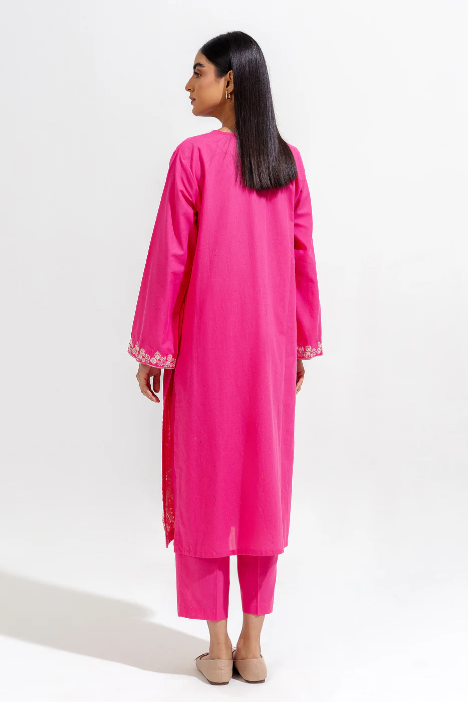 2 PIECE EMBROIDERED MULTI NAPS SUIT (PRET) - Image 3