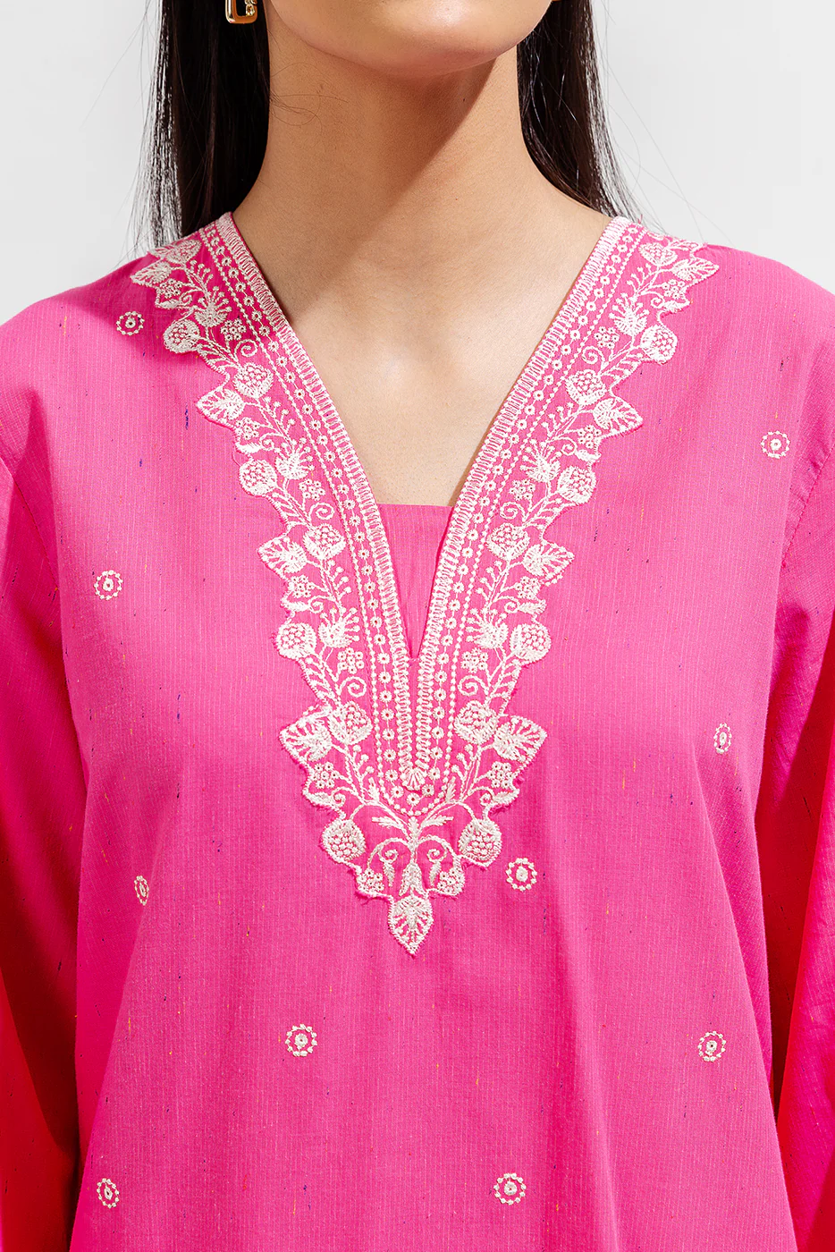 2 PIECE EMBROIDERED MULTI NAPS SUIT (PRET) - Image 4