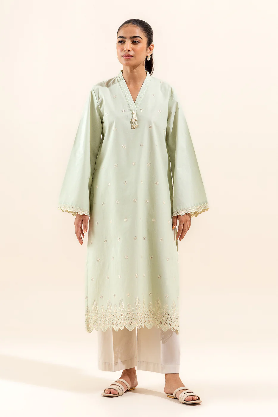 1 PIECE EMBROIDERED LAWN SHIRT-OPAL ATTIRE (UNSTITCHED) - Image 2