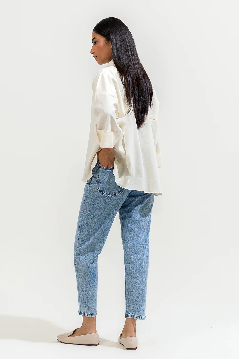 OFF WHITE BOXY SHIRT - Image 5