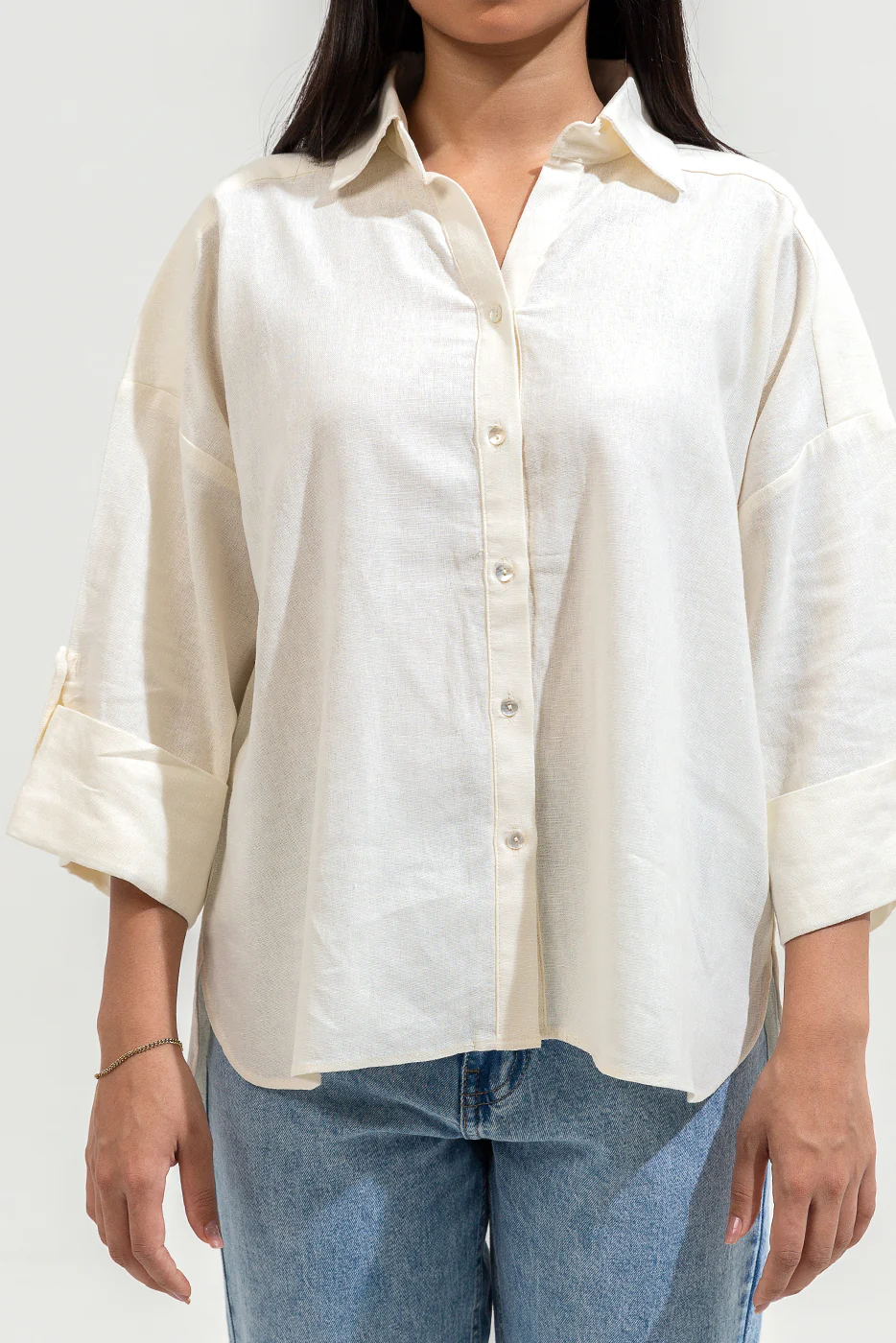 OFF WHITE BOXY SHIRT - Image 6