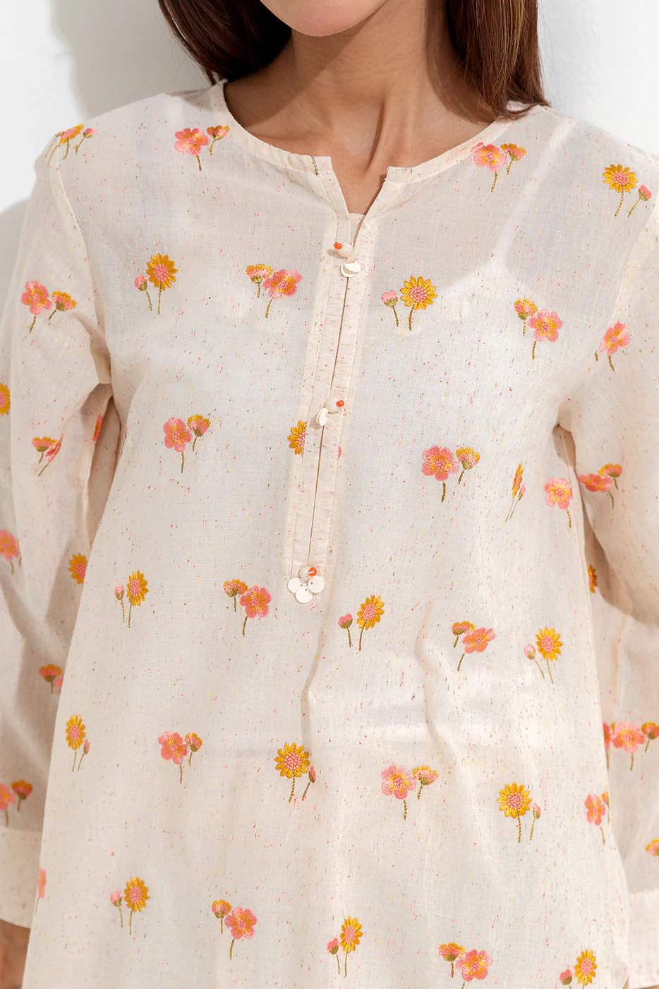 2 PIECE EMBROIDERED MULTI NAPS SUIT (PRET) - Image 2