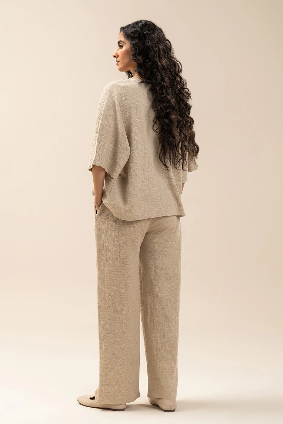 SEER SUCKER KIMONO TOP - Image 3