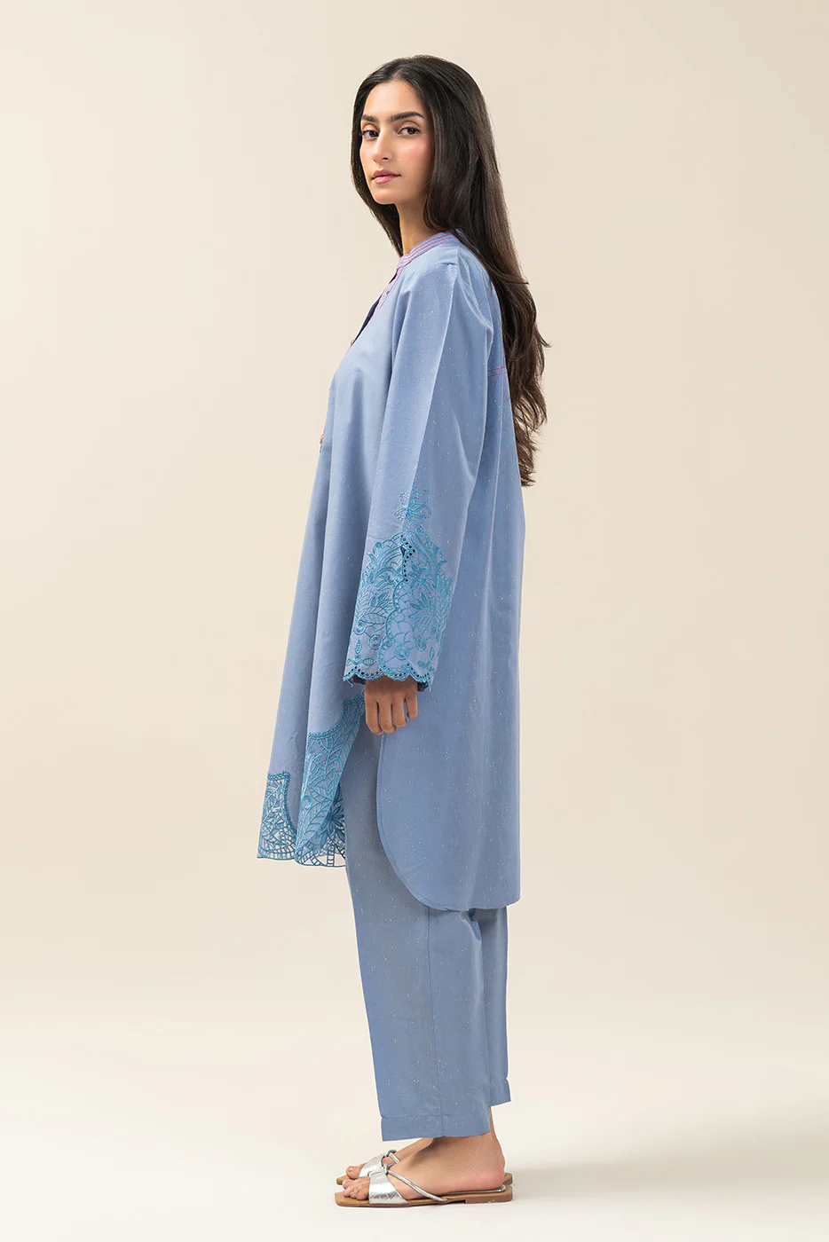EMBROIDERED NEON NEPS SHIRT (PRET) - Image 2