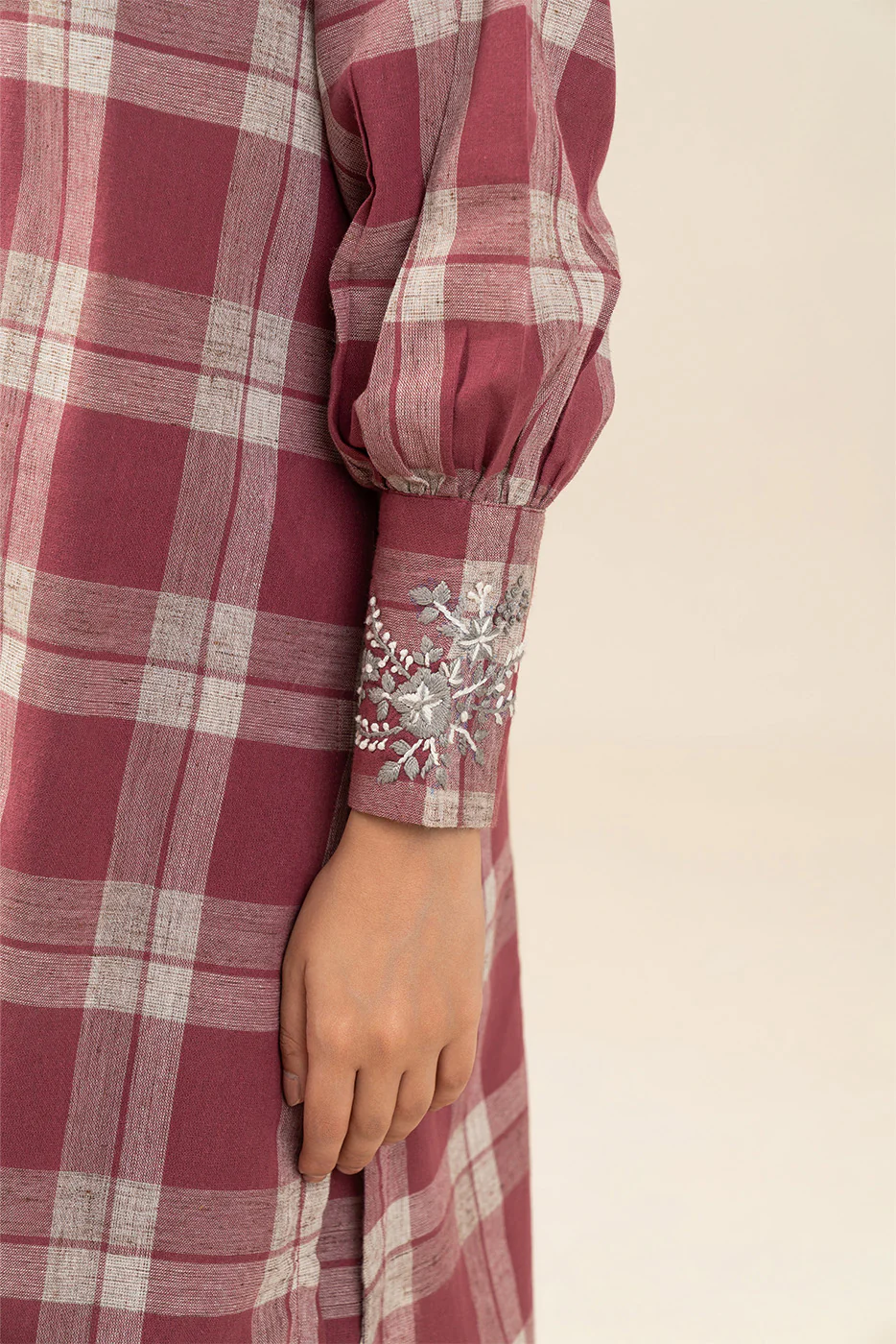 2 PIECE BASIC YARN DYED SUIT (PRET) - Image 6