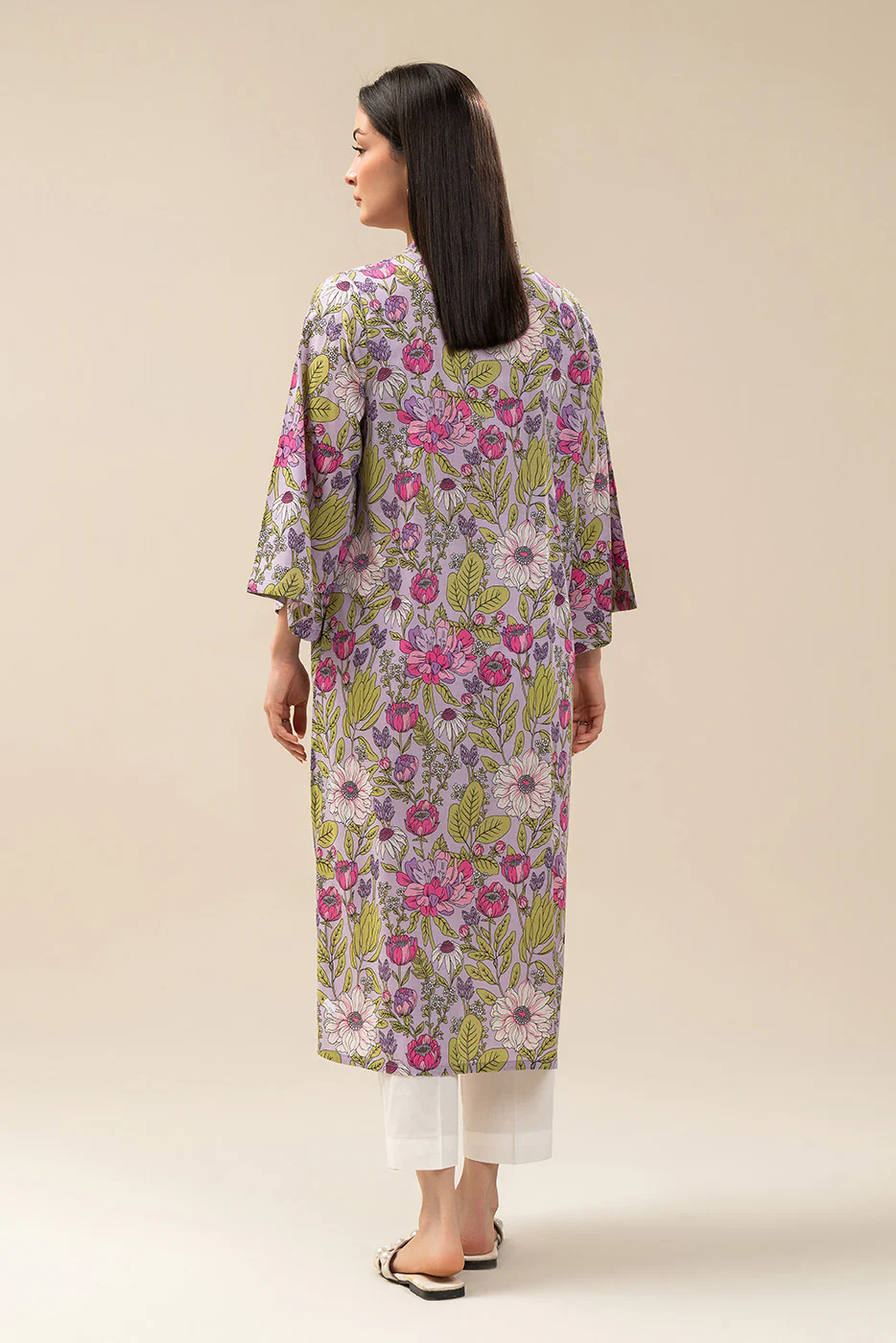 PRINTED LAWN SHIRT (PRET) - Image 5