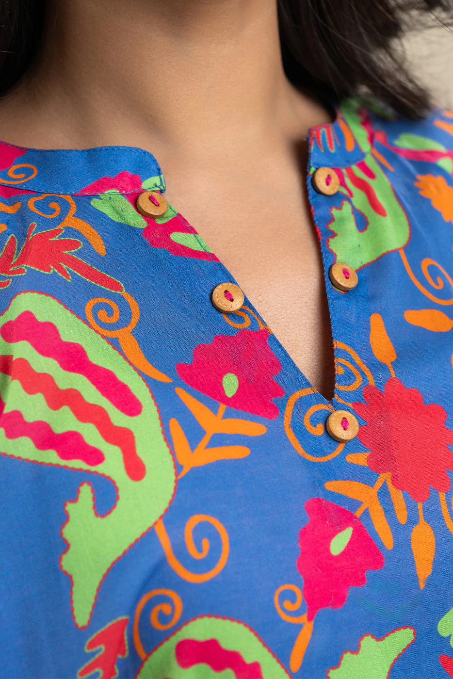 2 PIECE PRINTED LAWN SUIT (PRET) - Image 5