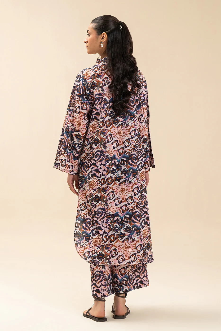 2 PIECE BASIC TWO WAY SLUB SUIT (PRET) - Image 4