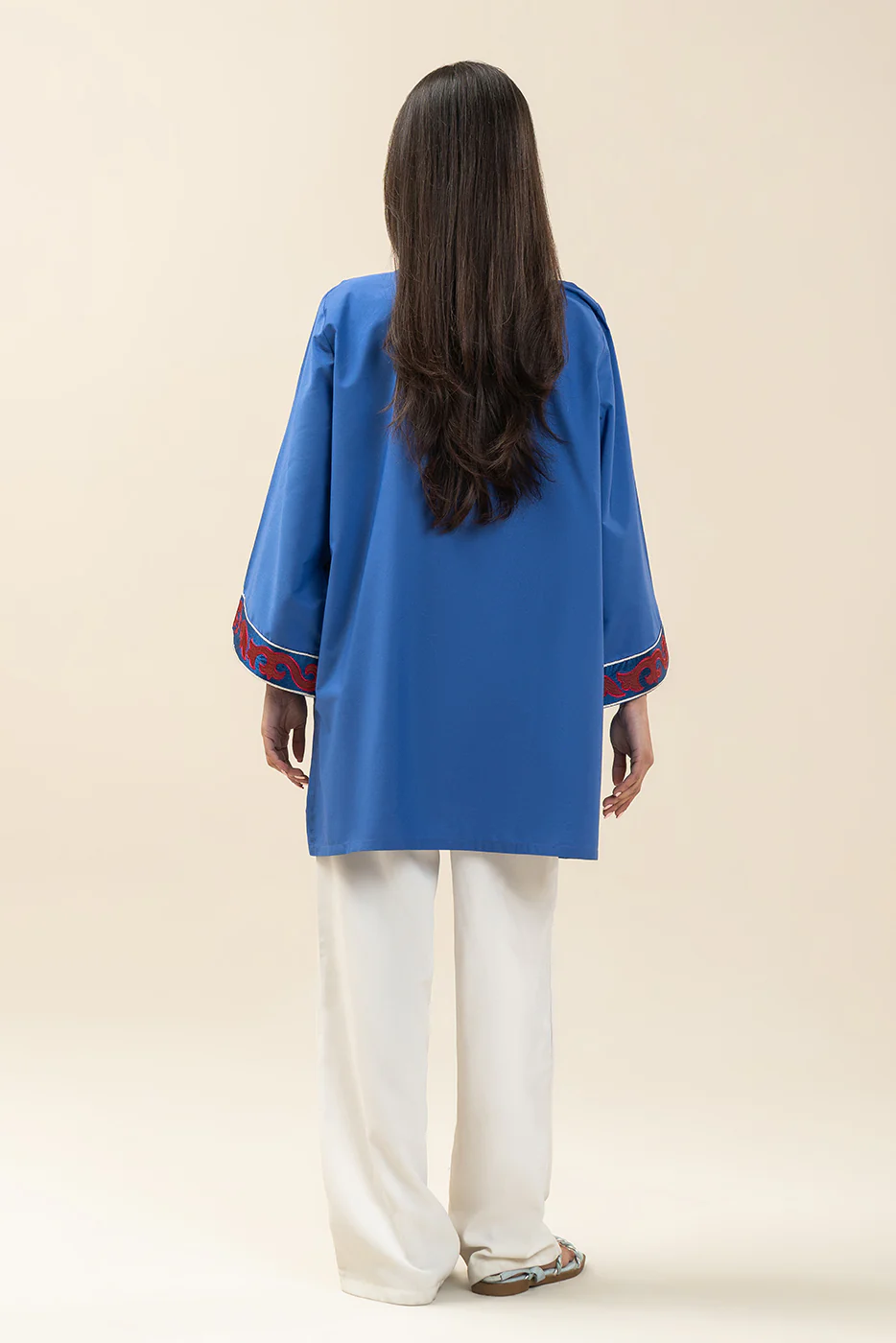 EMBROIDERED COTTON TOP (FLOW) - Image 4
