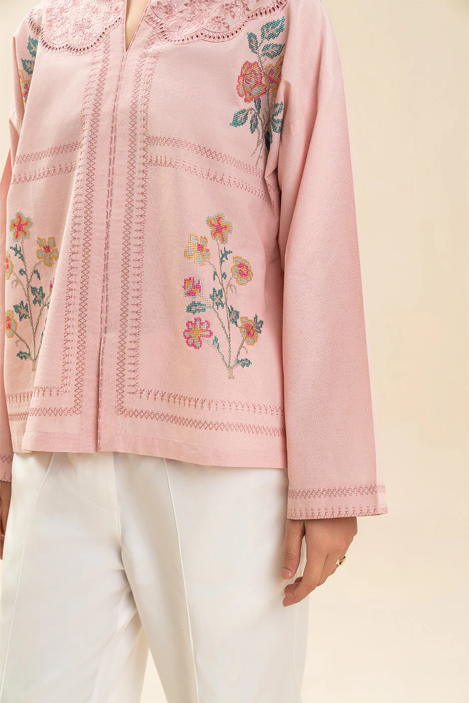 EMBROIDERED BLOUSE (FLOW) - Image 8