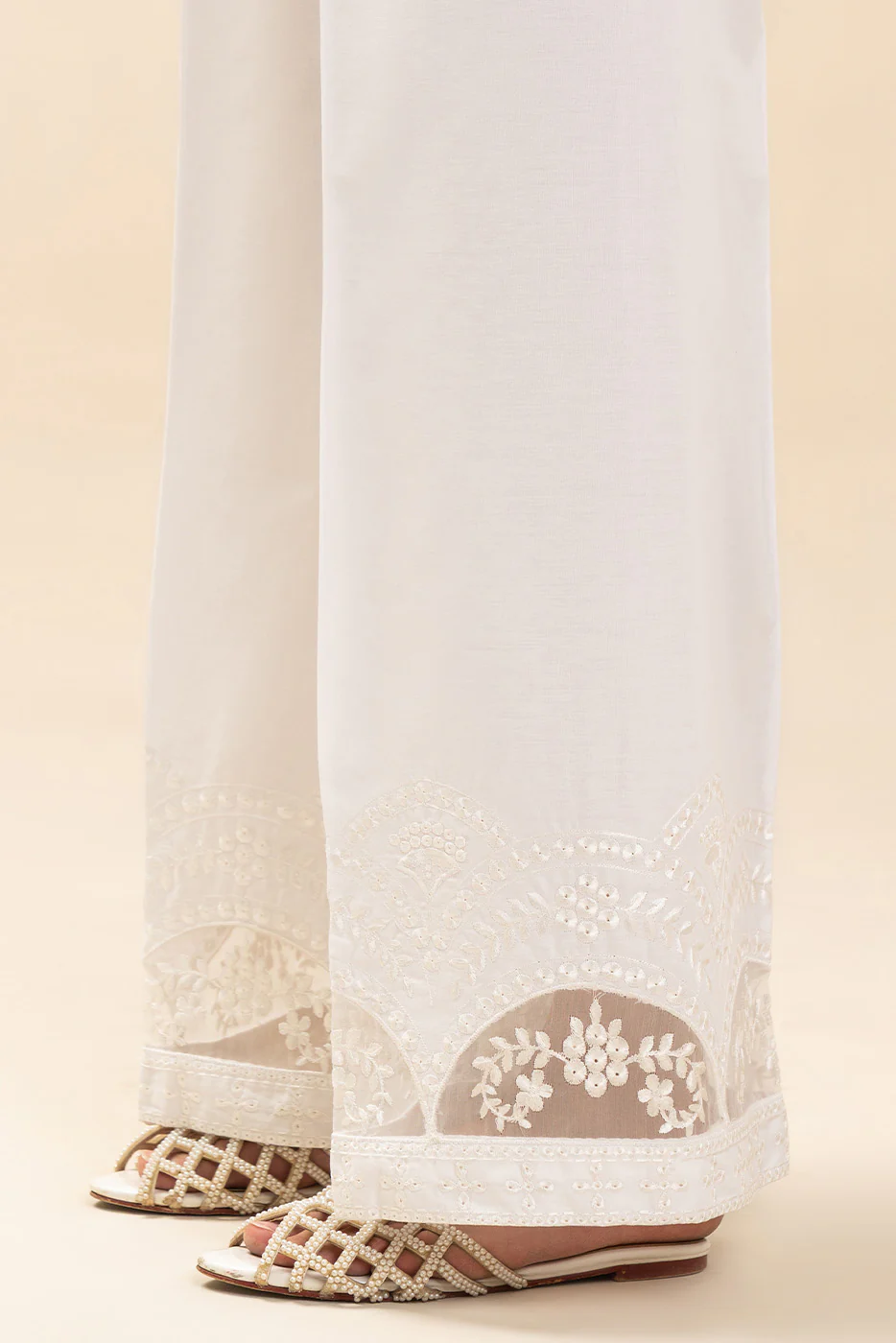 EMBROIDERED SLACK PANTS - Image 2
