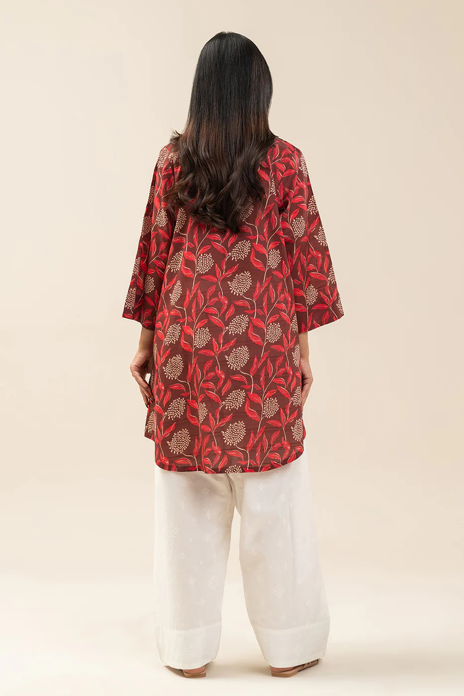 PRINTED DORIA LAWN SHIRT (PRET) - Image 3
