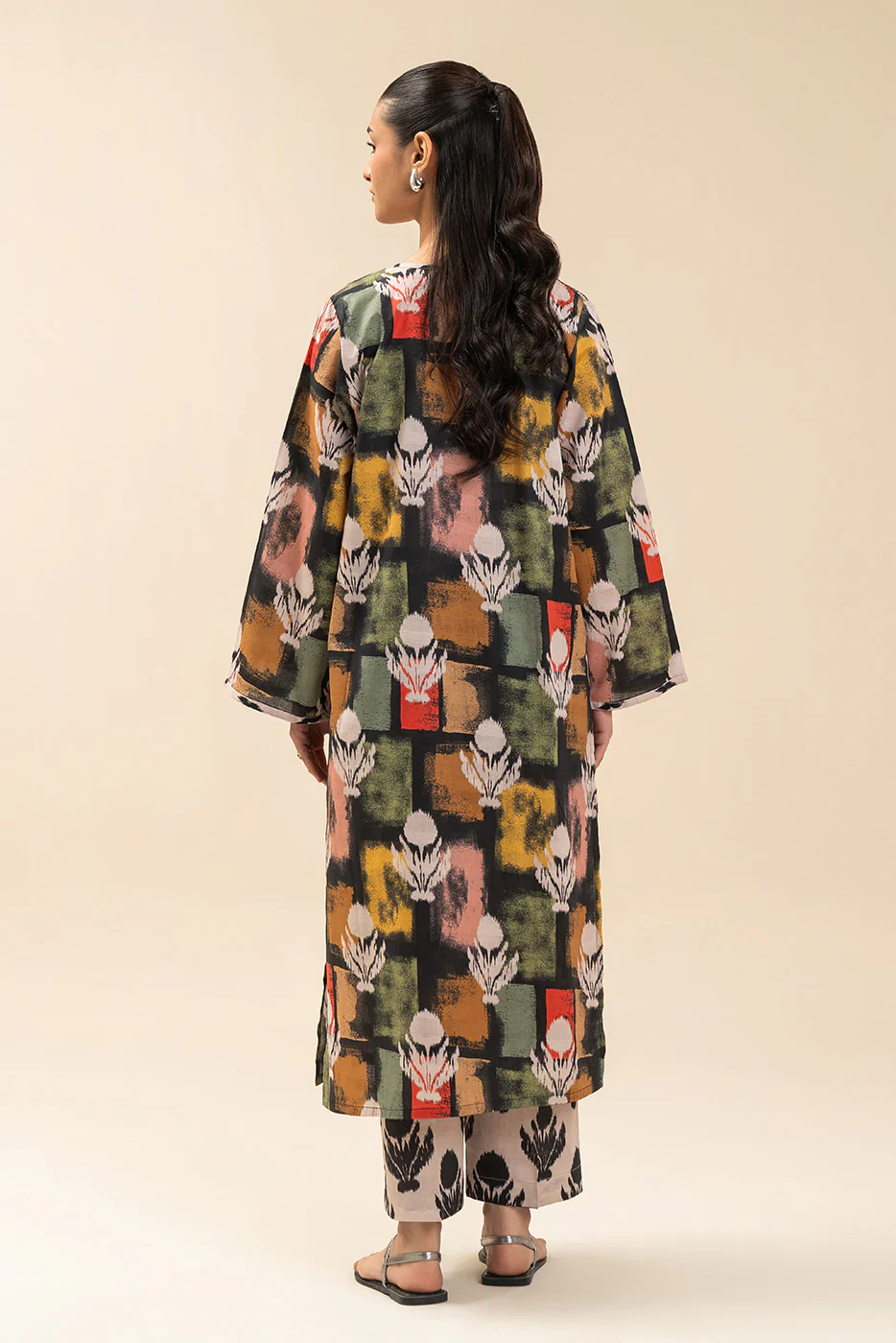PRINTED DORIA LAWN SHIRT (PRET) - Image 3