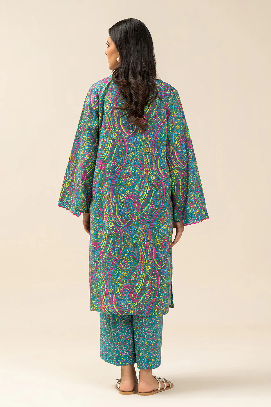 PRINTED LAWN SHIRT (PRET) - Image 3