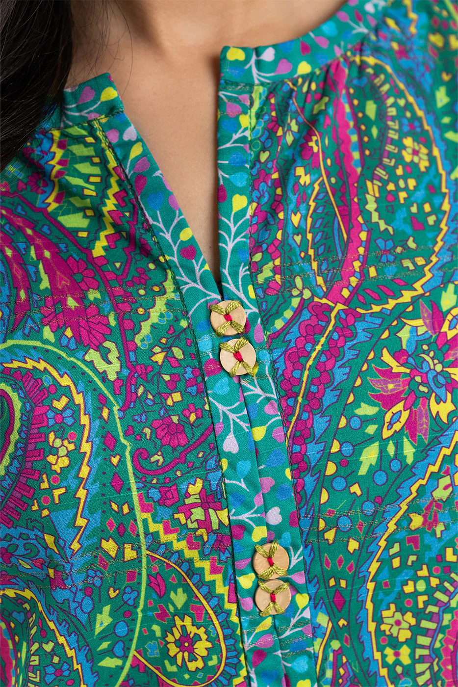 PRINTED LAWN SHIRT (PRET) - Image 4