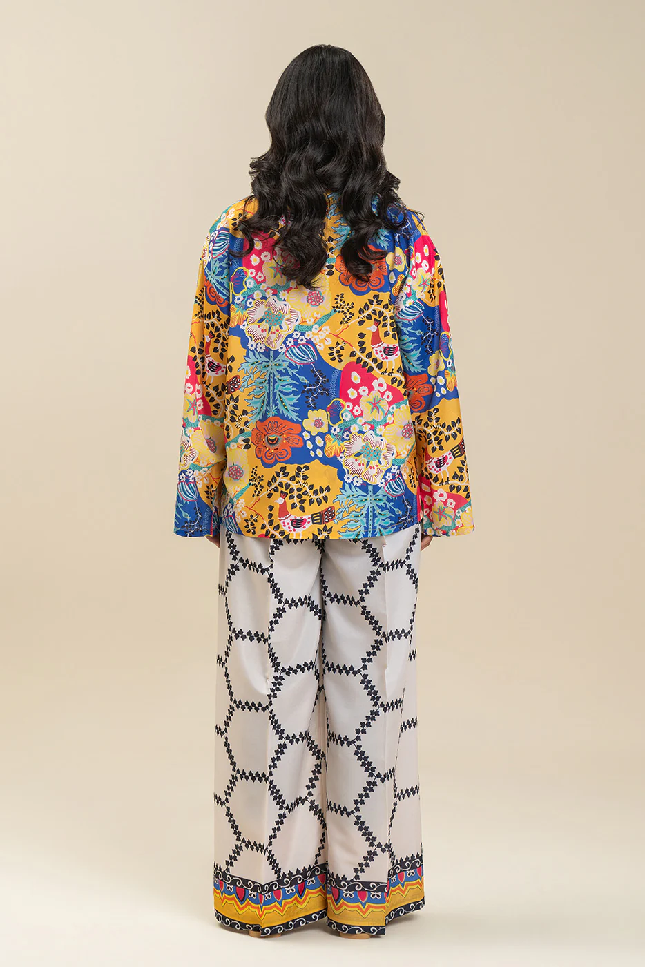 2 PIECE PRINTED POLY CO-ORD SET (FLOW) - Image 4