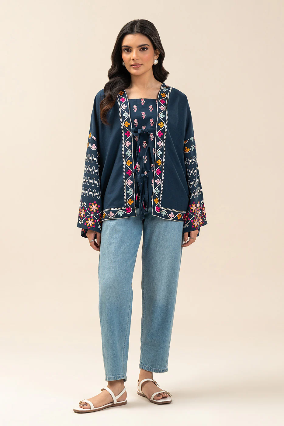 KIMONO WITH CAMISOLE - Image 2