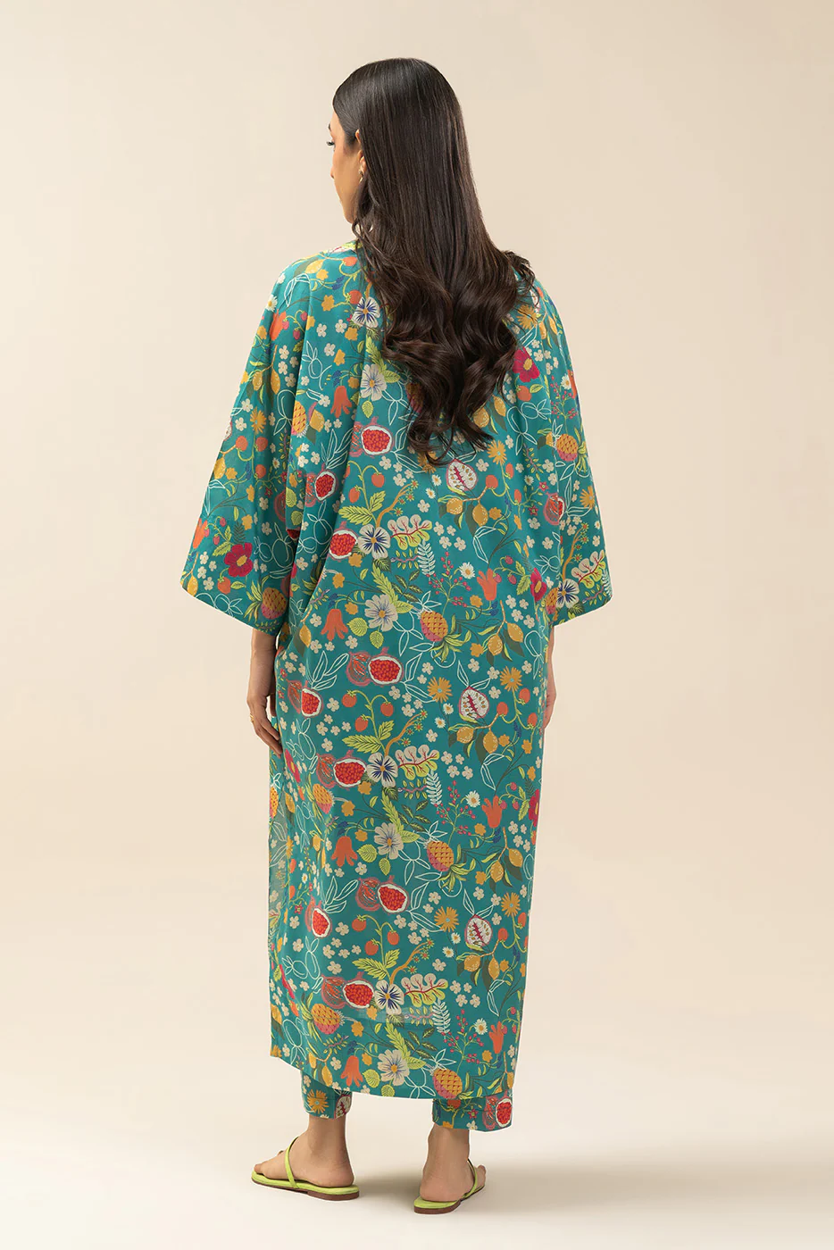 2 PIECE PRINTED LAWN SUIT (PRET) - Image 4