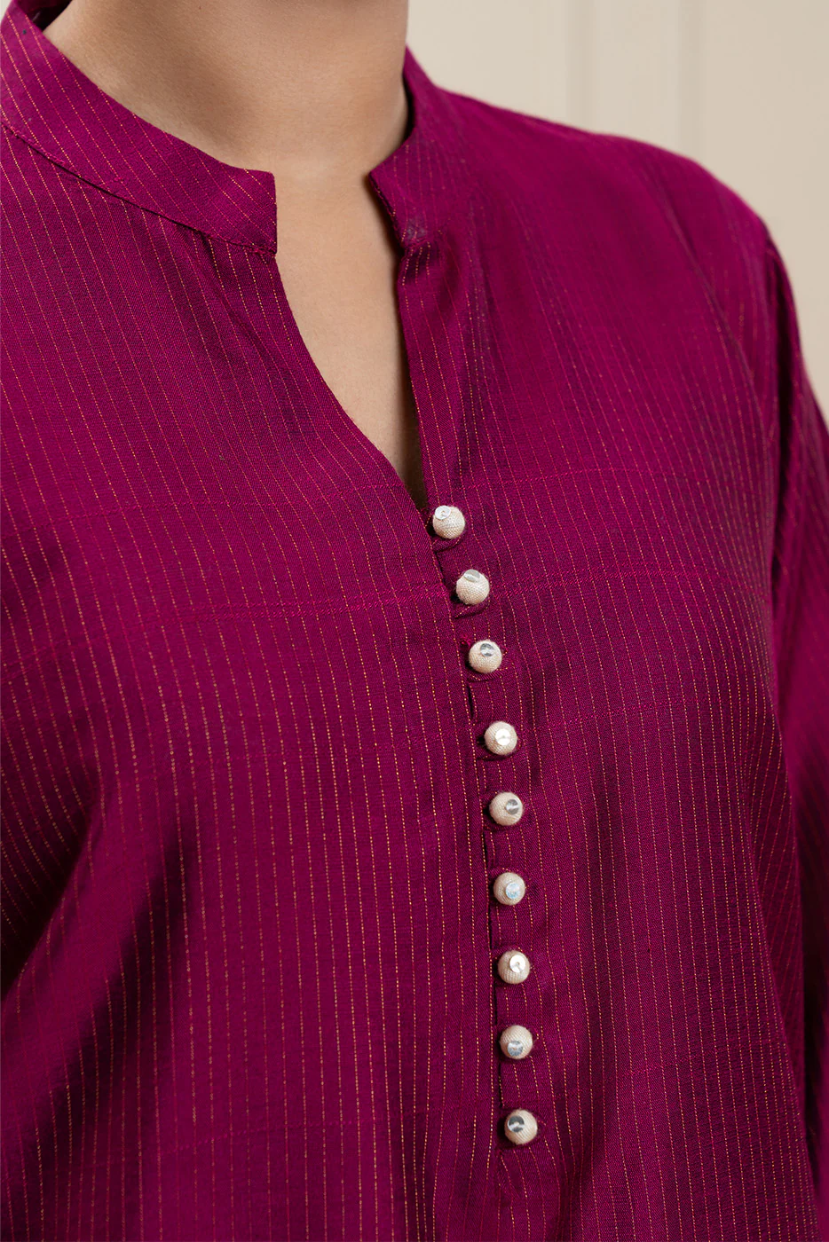 3 PIECE EMBROIDERED TWO TONE MISSOURI SUIT (HIGH CASUAL) - Image 5