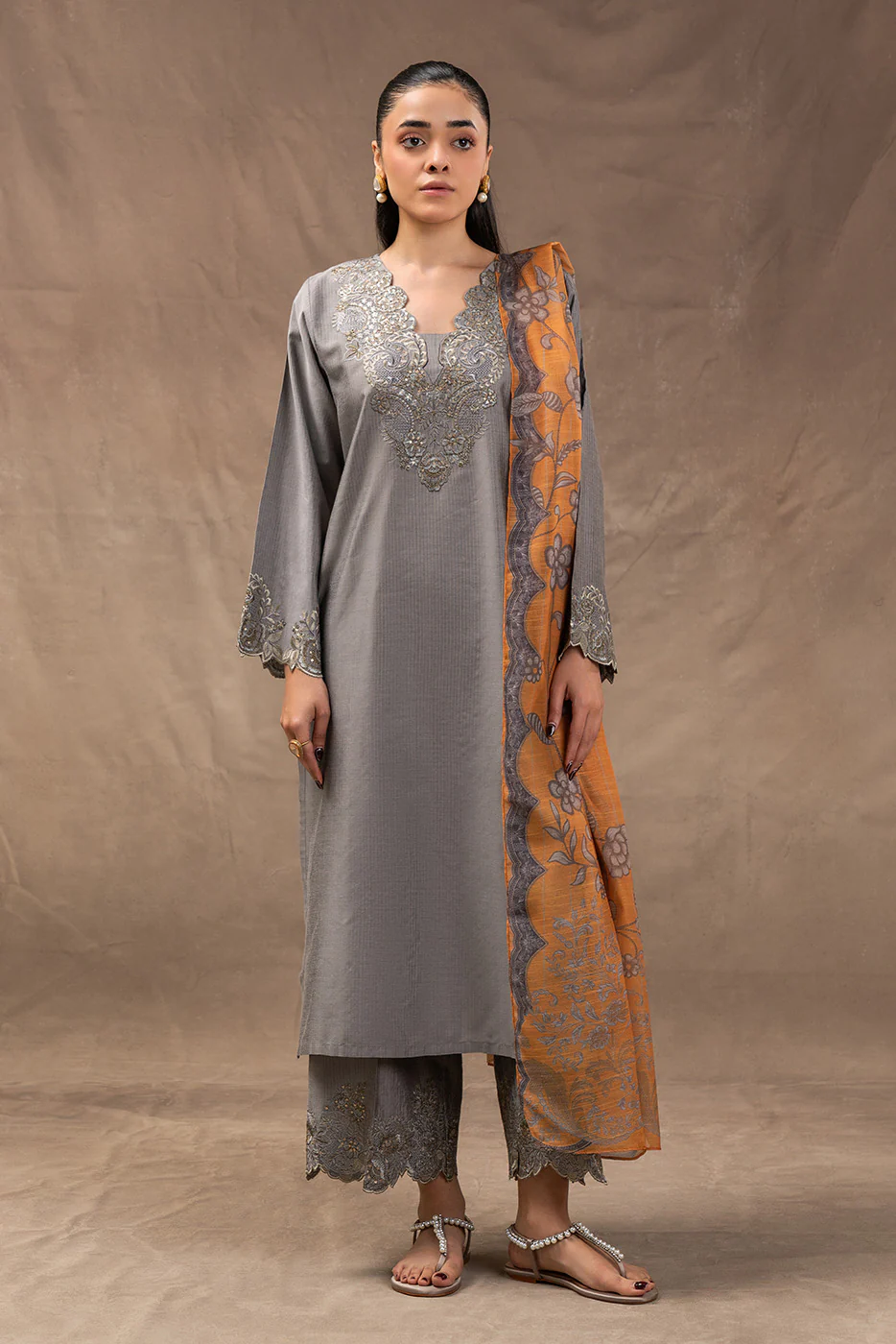 2 PIECE EMBROIDERED MISSOURI SUIT (HIGH CASUAL) - Image 2