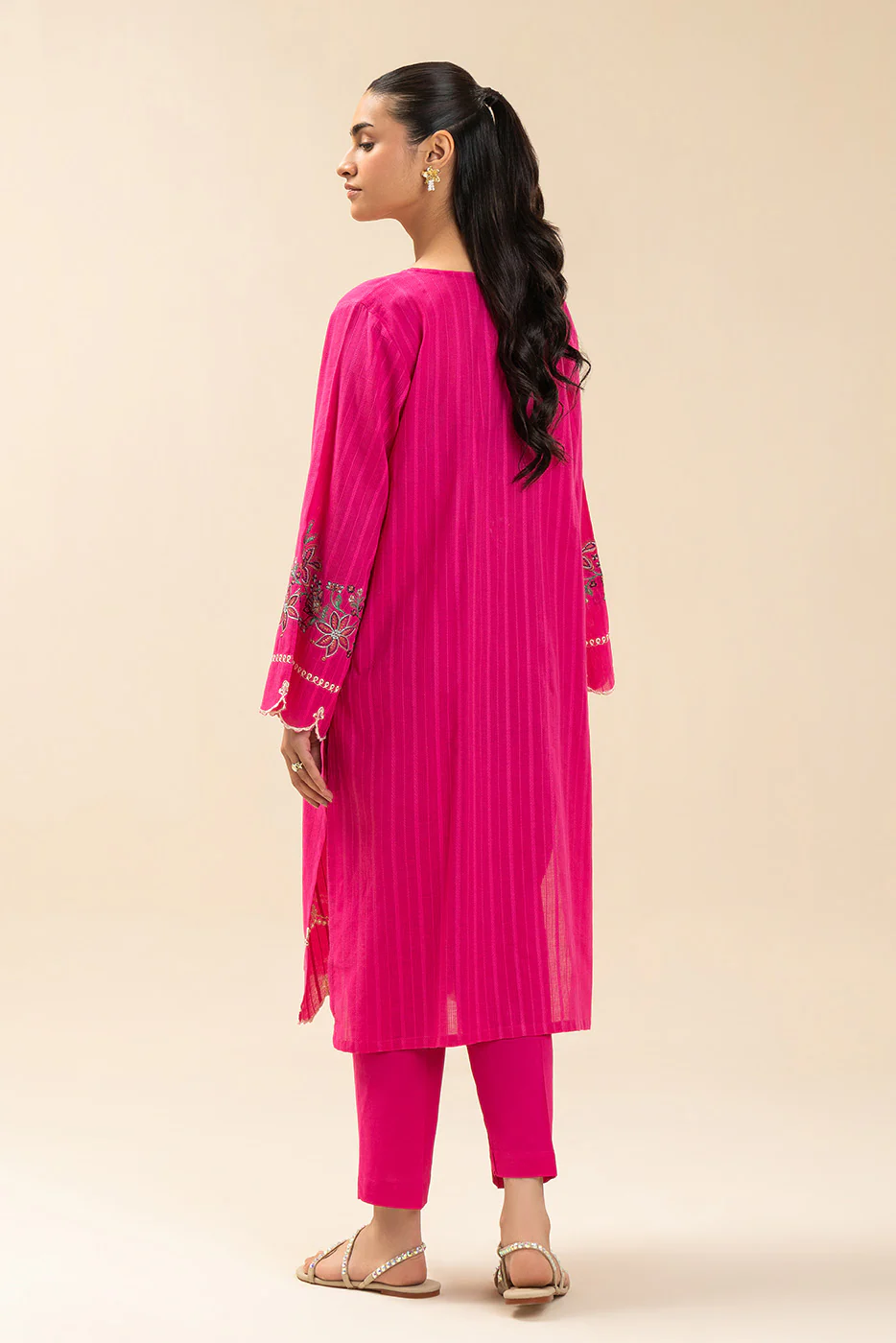 EMBROIDERED NENO KARA SHIRT (PRET) - Image 3