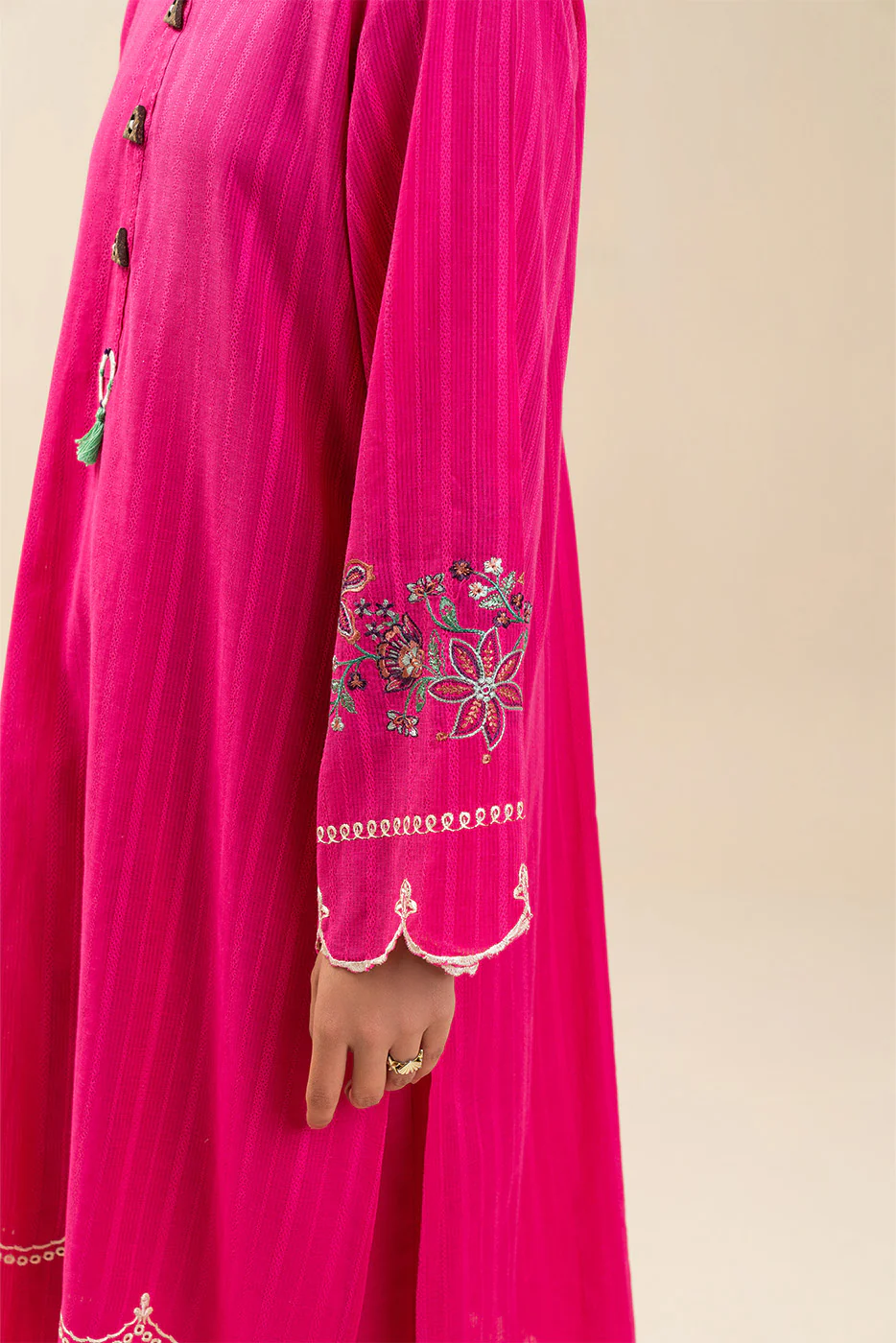 EMBROIDERED NENO KARA SHIRT (PRET) - Image 5