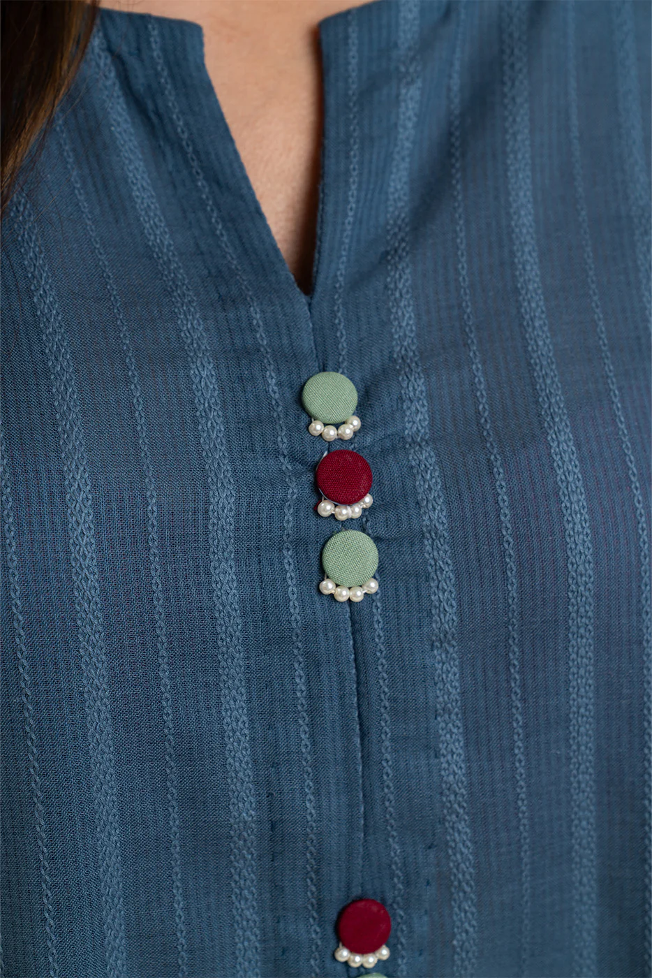 EMBROIDERED NENO KARA SHIRT (PRET) - Image 3