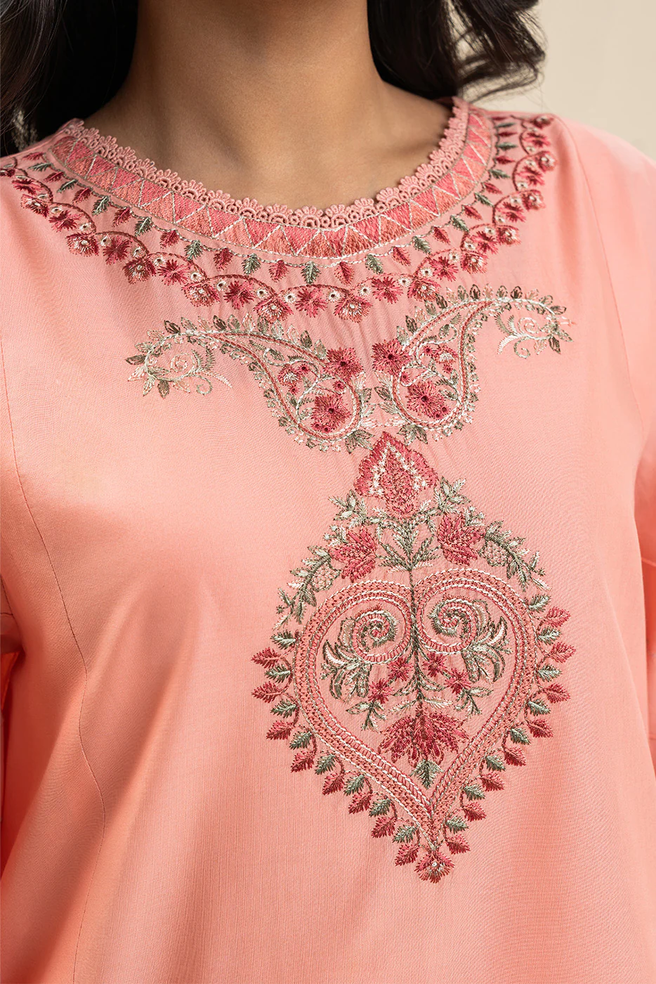 3 PIECE EMBROIDERED LAWN SUIT-ROYAL FANTASIA (UNSTITCHED) - Image 5