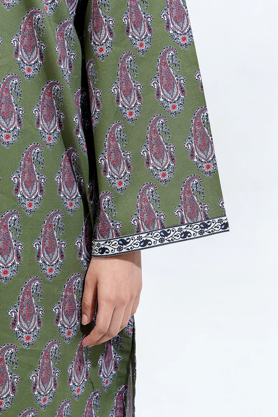 PRINTED CAMBRIC SHIRT (PRET) - Image 5