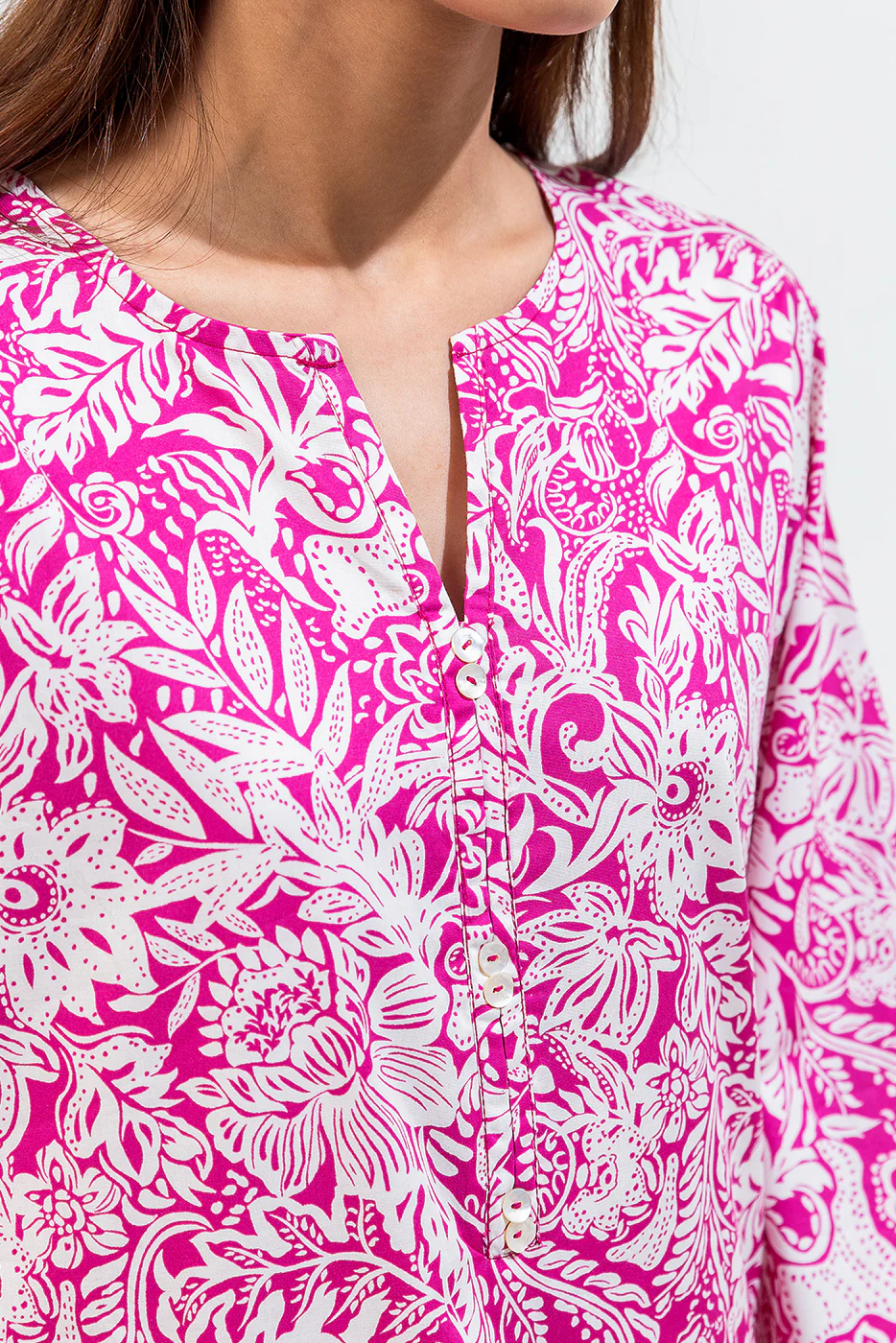PRINTED CAMBRIC SHIRT (PRET) - Image 6