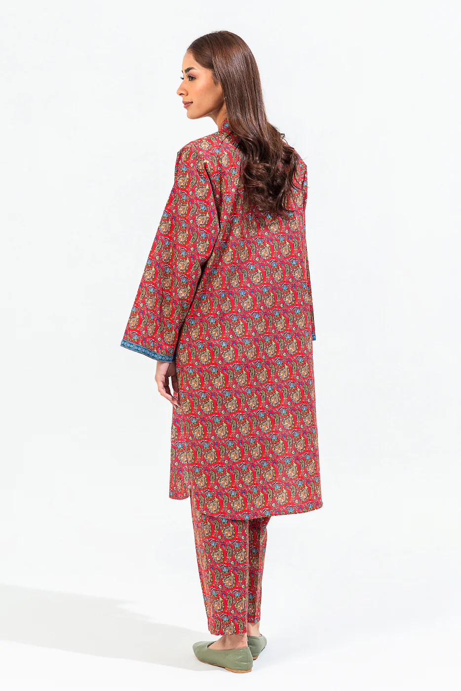 PRINTED CAMBRIC SHIRT (PRET) - Image 3