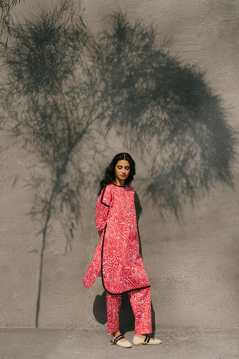 PRINTED CAMBRIC SHIRT (PRET) - Image 2
